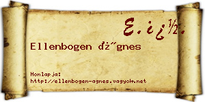Ellenbogen Ágnes névjegykártya